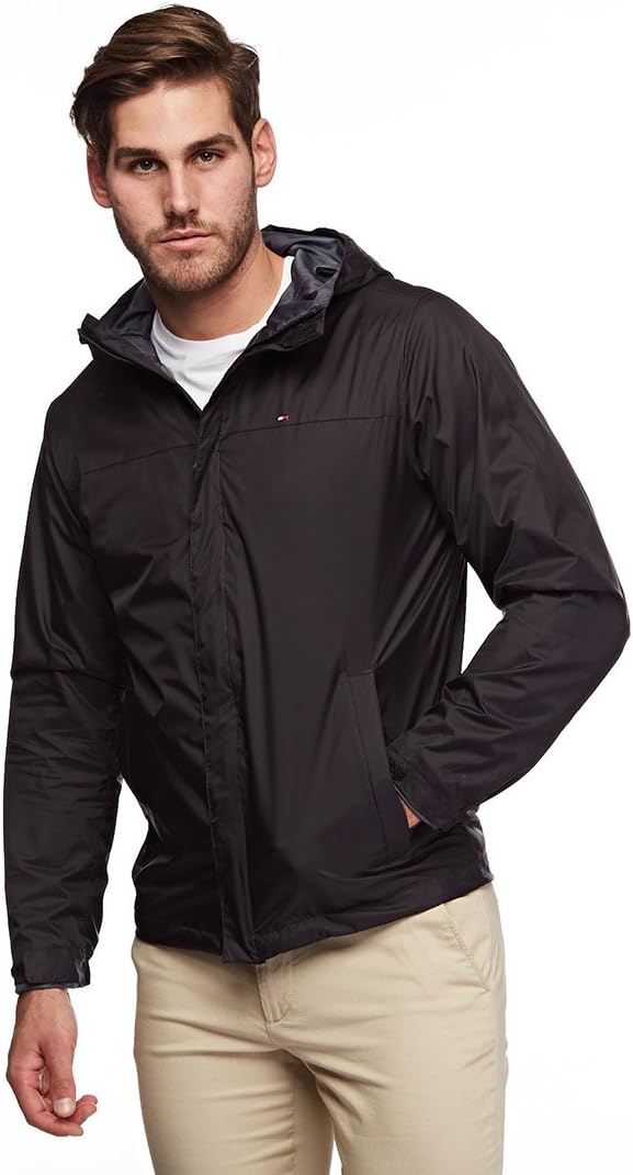 Tommy Hilfiger Men's Lightweight Waterproof Hooded Jacket Review