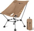 Camping Chair Plus 400 lb Capacity - Khaki with Groundgrip Feet