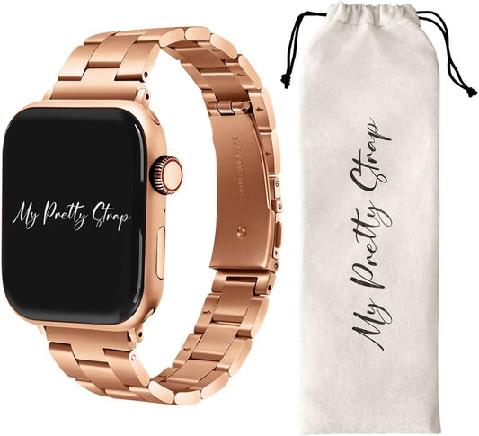 Premium Stainless Steel Apple Watch Band for All Series Models