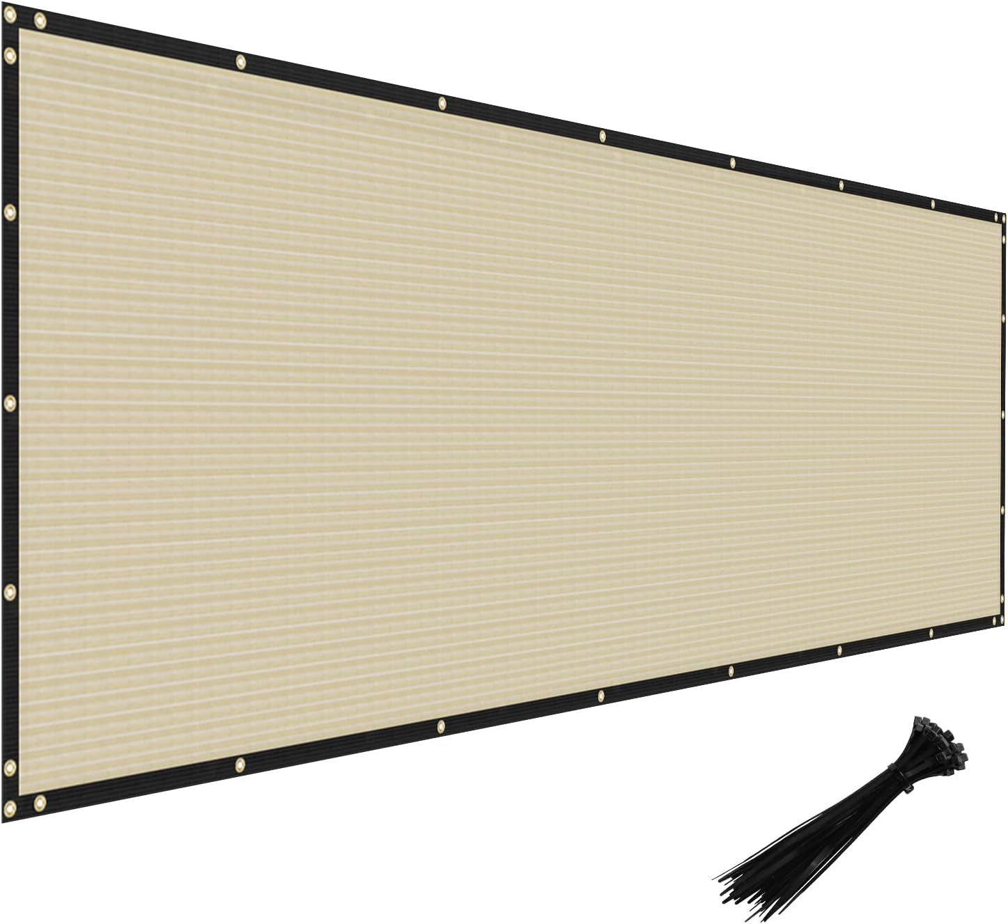 Windscreen4less 6ft x 25ft Privacy Fence Screen for Outdoor Use