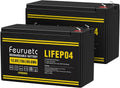 12V 7Ah LiFePO4 Battery 2 Pack - Lightweight Long-Life Replacement