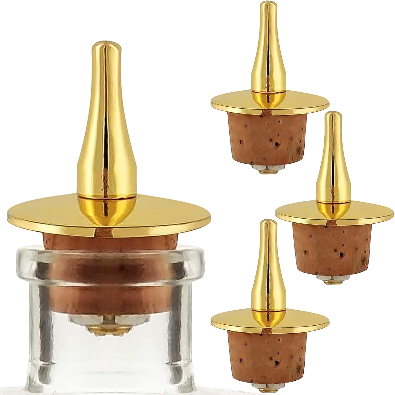 LINALL Gold Pourer Set - Smooth Pouring Experience