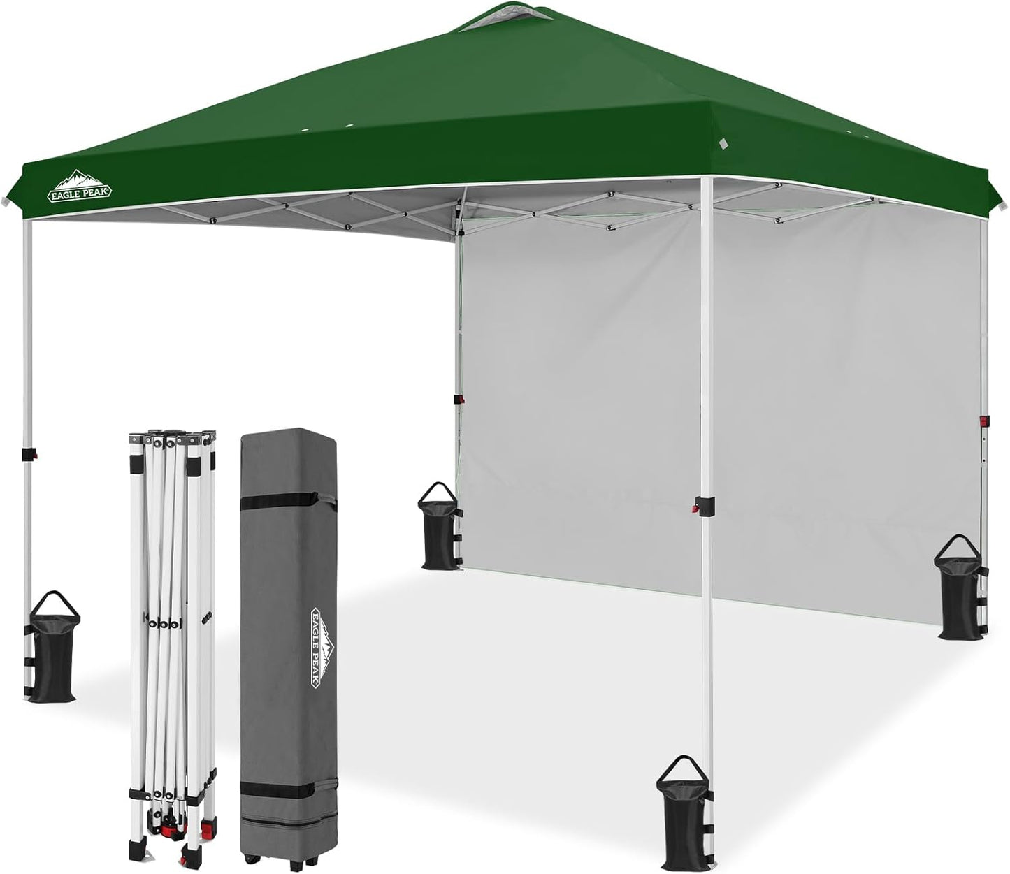 EAGLE PEAK Pop Up Canopy Tent with Sidewall for Events