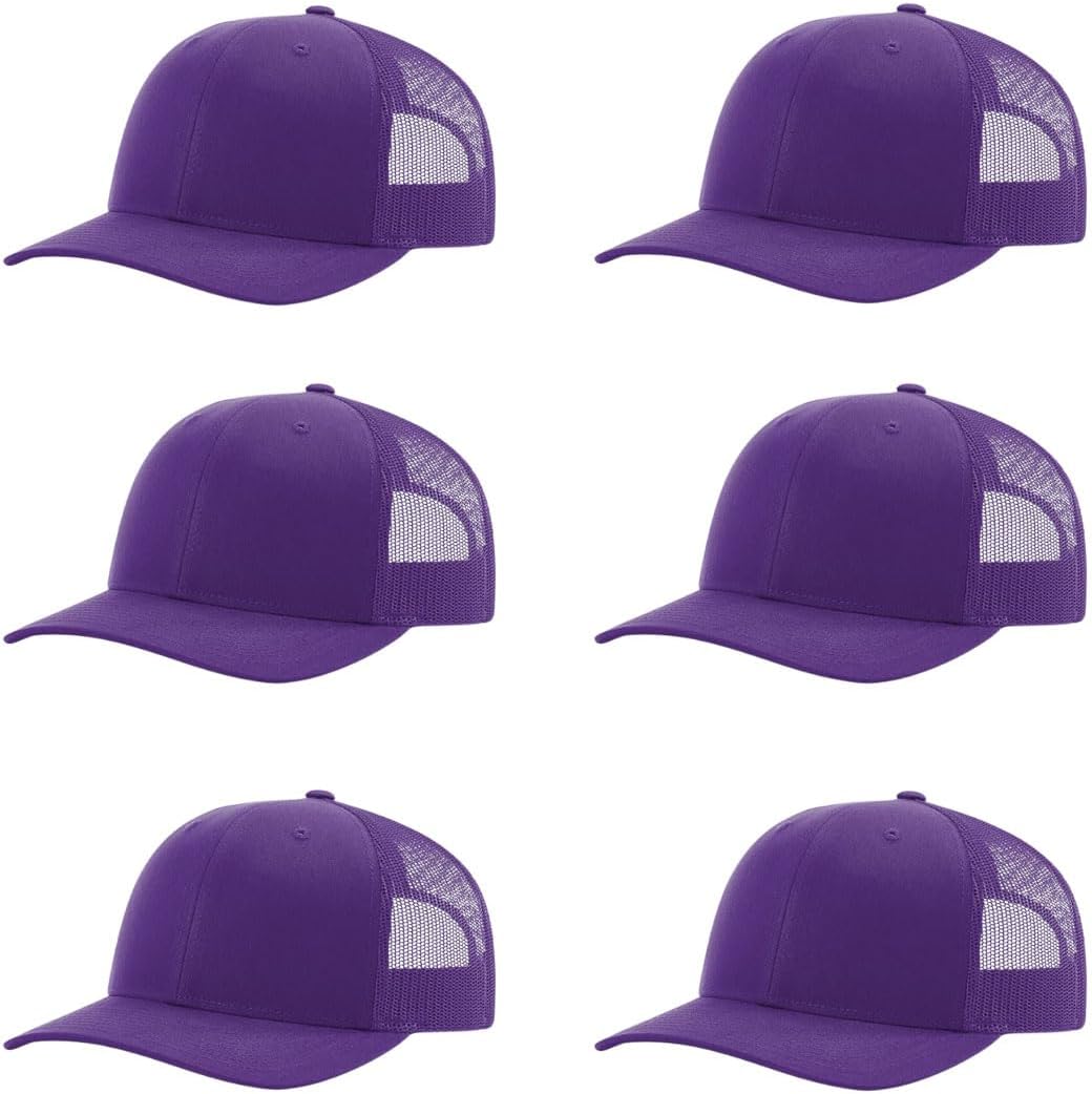 Richardson 112 Classic Six-Panel Adjustable Snapback Trucker Cap