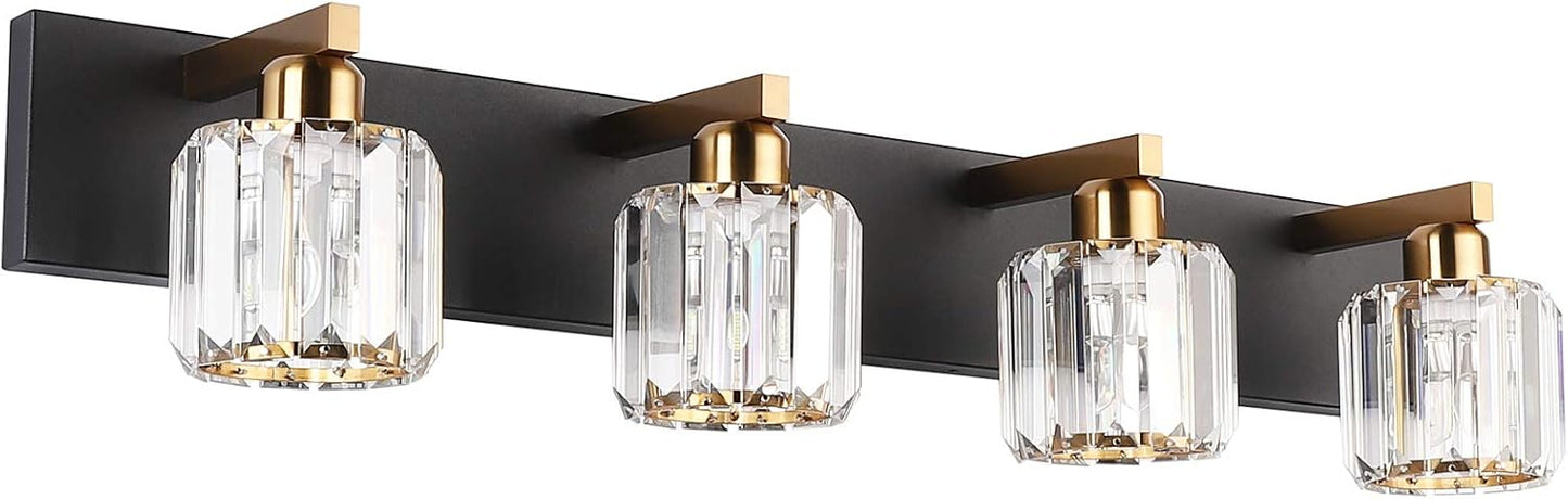 Aipsun Crystal Bathroom Vanity Lighting for Modern Elegance