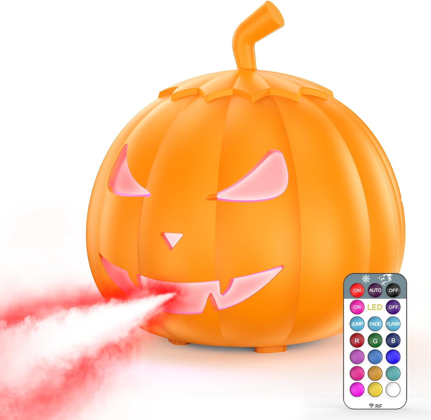 800W Fog Machine with LED RGB Lights for Halloween Events