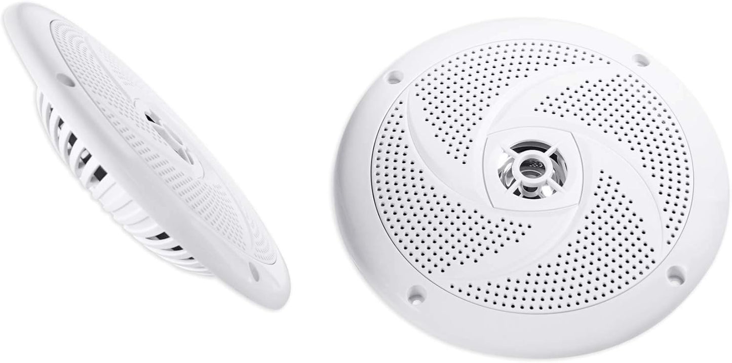 Rockville RSM65W 6.5in Marine Speakers for Boats and ATVs