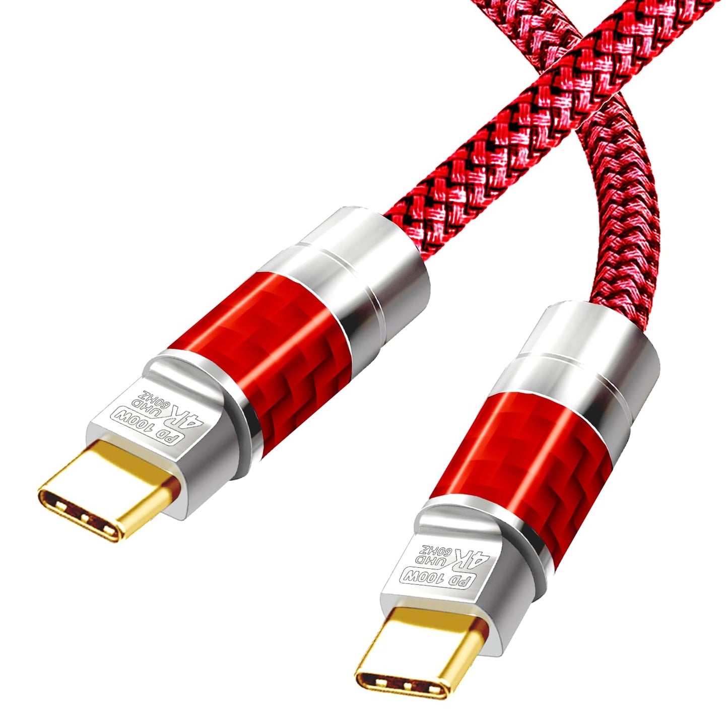 USB C to C Cable 60FT for Fast Charging and 4K Video Output
