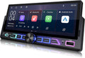 Single Din Car Stereo with Wireless Apple CarPlay Android Auto