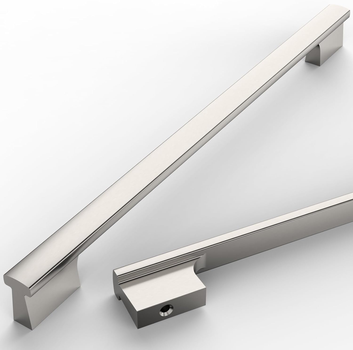 Brushed Satin Nickel Cabinet Handles for Kitchen and Home Use