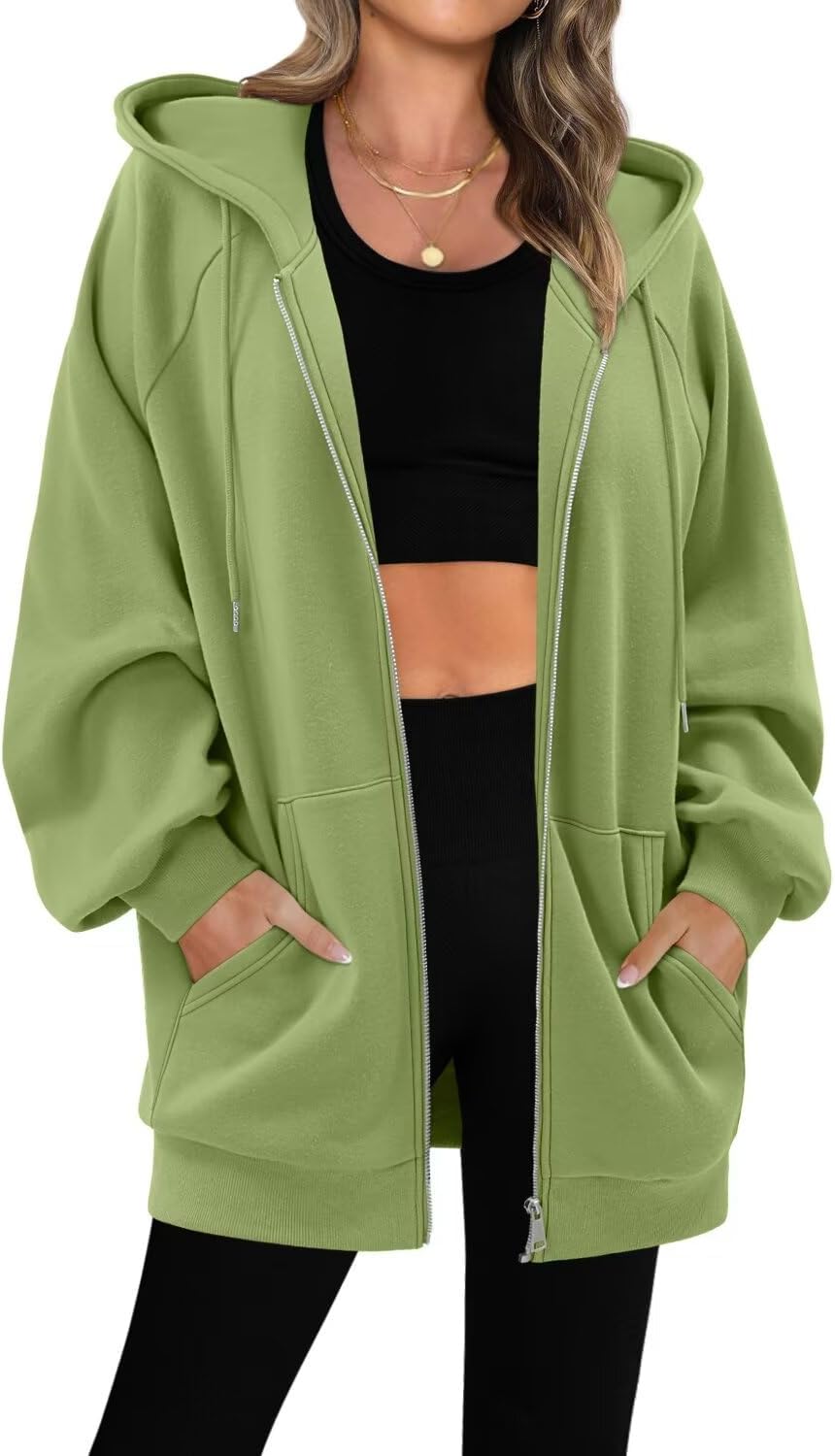 StunShow Women's Zip Up Hoodies for Casual Fall Fashion