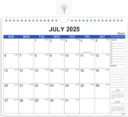 2025-2026 Large 18-Month Wall Calendar - Easy Planning & Organization