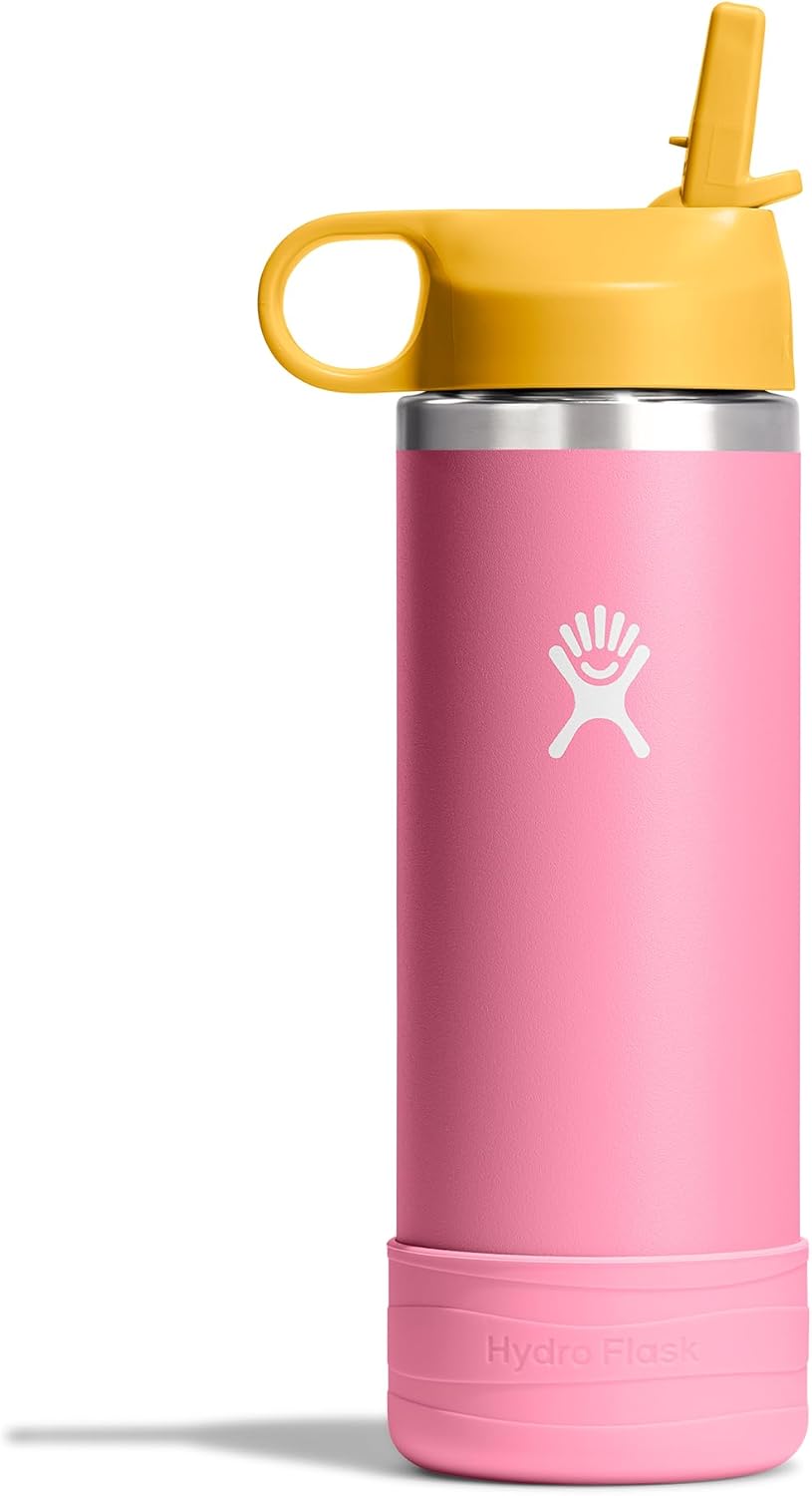 Hydro Flask Kids Water Bottle - Insulated 18 Oz in Dahlia Pink