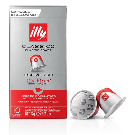 Illy Classico Espresso Capsules - Gourmet Flavors - 10 Pack