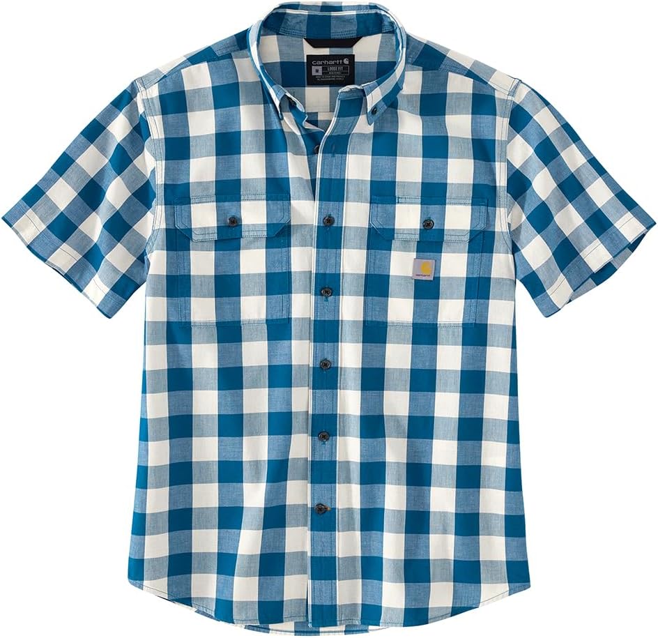 Carhartt Men's Loose Fit Midweight Short-Sleeve Plaid Shirt Review