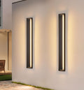 tewei 39.3 in Modern Outdoor Wall Sconce - Large Matte Black LED