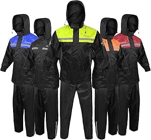 Alpha Cycle Gear Waterproof Rain Suit for Men & Women - X-Large