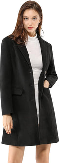 Allegra K Fall Coats for Women Pea Coat Long Trench - Cozy Chic