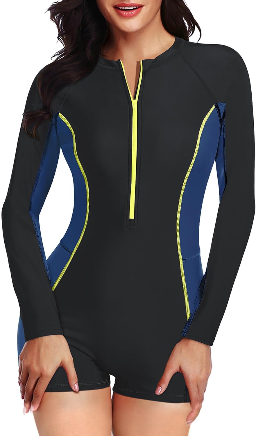 Daci Women Long Sleeve Rash Guard One Piece Swimsuit Review