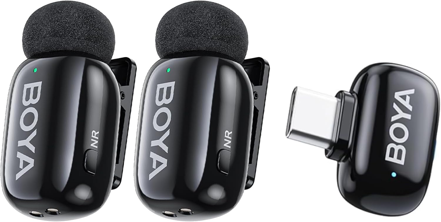 BOYA Mini Wireless Lavalier Microphone for iPhone and Android