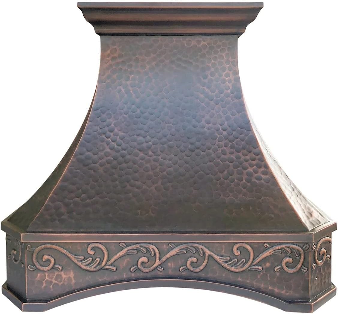 SINDA 36 Copper Range Hood with 4-Speed Fan