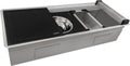 Ruvati 45-inch Two-Tiered Ledge Workstation Kitchen Sink - Spacious