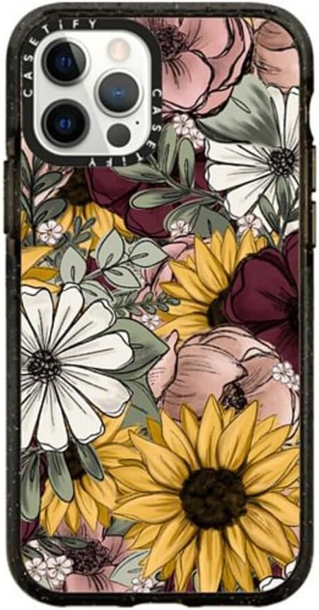 CASETiFY Impact Case for iPhone 12/12 Pro - Floral Mix Design
