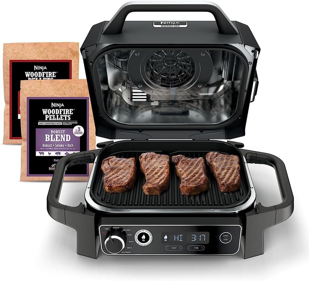 Ninja 7-in-1 Woodfire Grill & Smoker Air Fryer
