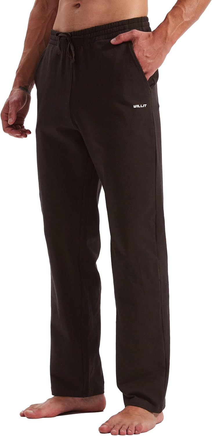 Men's Cotton Yoga Sweatpants for Comfort and Versatility