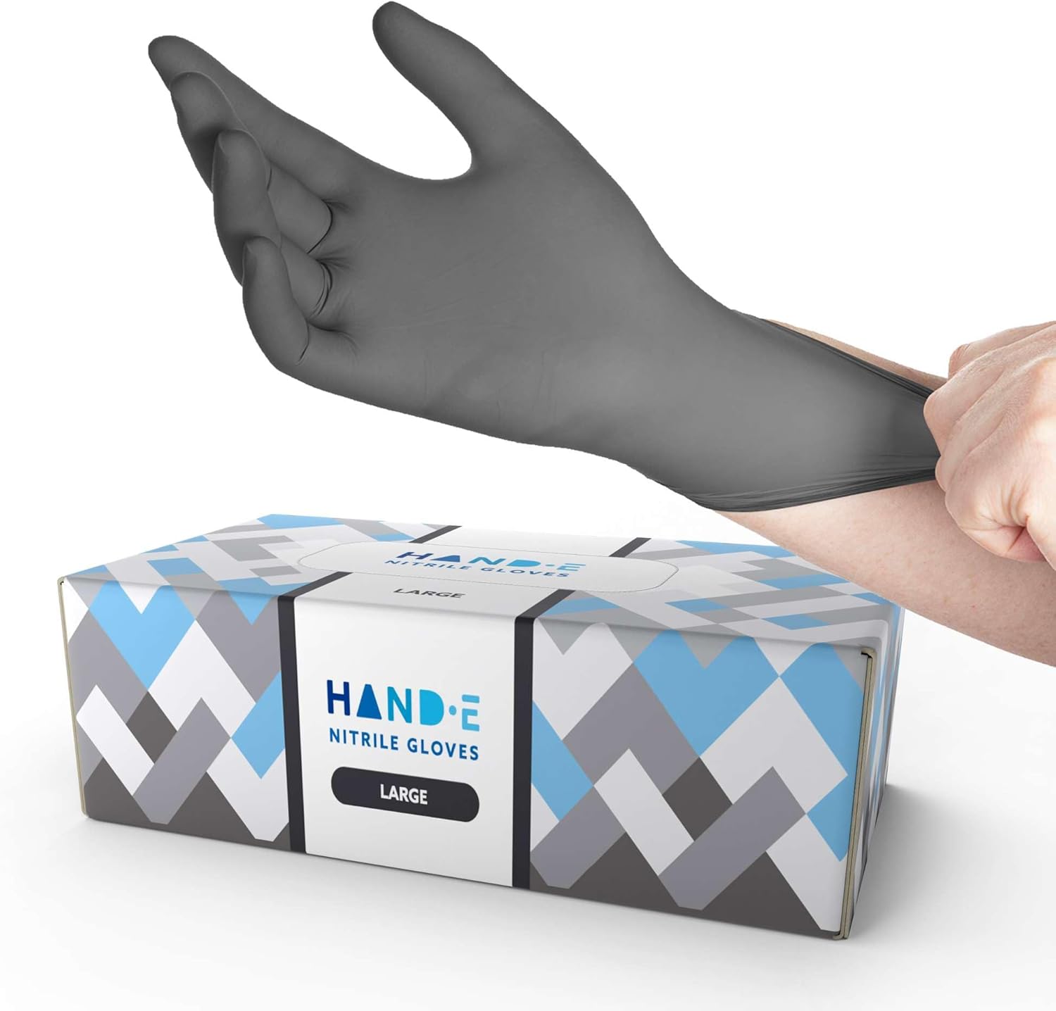 Hand-E Touch Nitrile Gloves, Latex Free, 50-200 Count