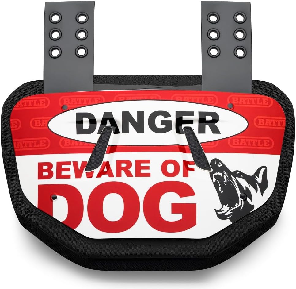 Battle Sports Novelty Football Back Plate for Maximum Protection