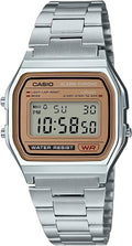 Casio A158WA Vintage Digital Watch | WR | 100 Sec Stop | Daily Alarm