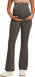 Ewedoos Maternity Pants for Women Stretchy Over-The-Belly Work Pants