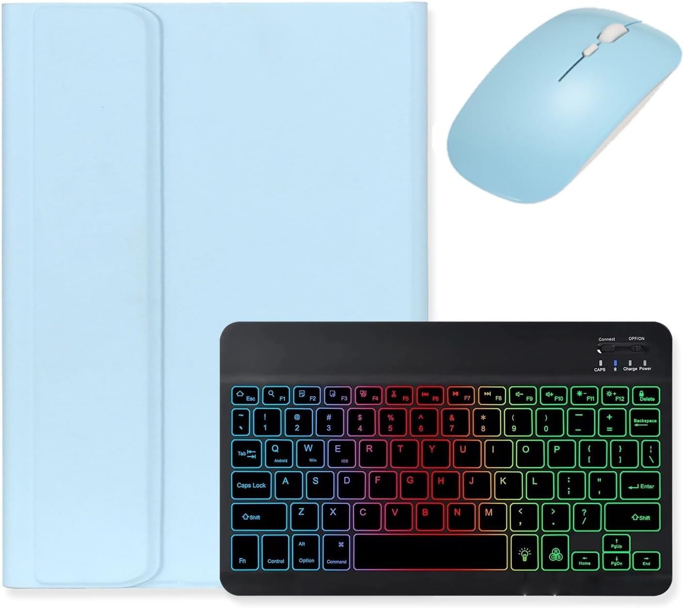Backlit Keyboard for iPad Pro 13 inch Case with Mouse and RGB