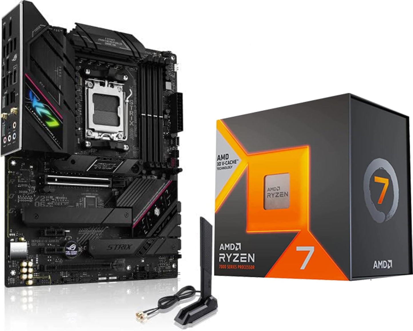 AMD Ryzen 7 7800X3D 8-Core Processor with ASUS ROG Strix Motherboard