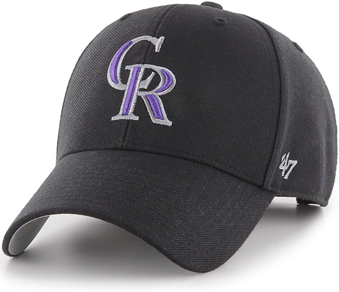 Colorado Rockies MLB Team Color Primary Logo MVP Adjustable Hat