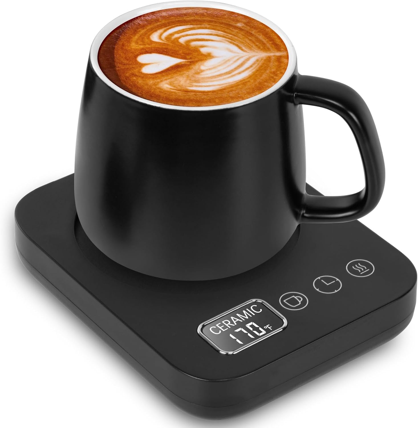 Maromamix Smart Coffee Warmer - Temp Display & Timer, 3 Temp Settings