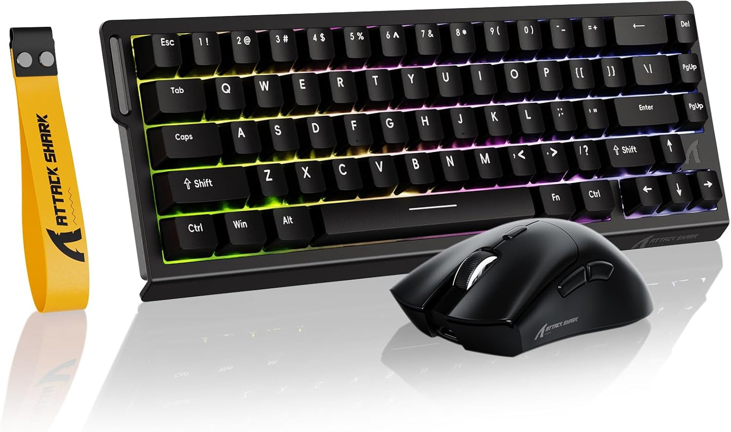 ATTACK SHARK X68 HE Gaming Keyboard & R1 Mouse Combo Review