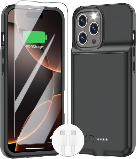 GIN FOXI Battery Case for iPhone 16 Pro Max - Ultra-Slim