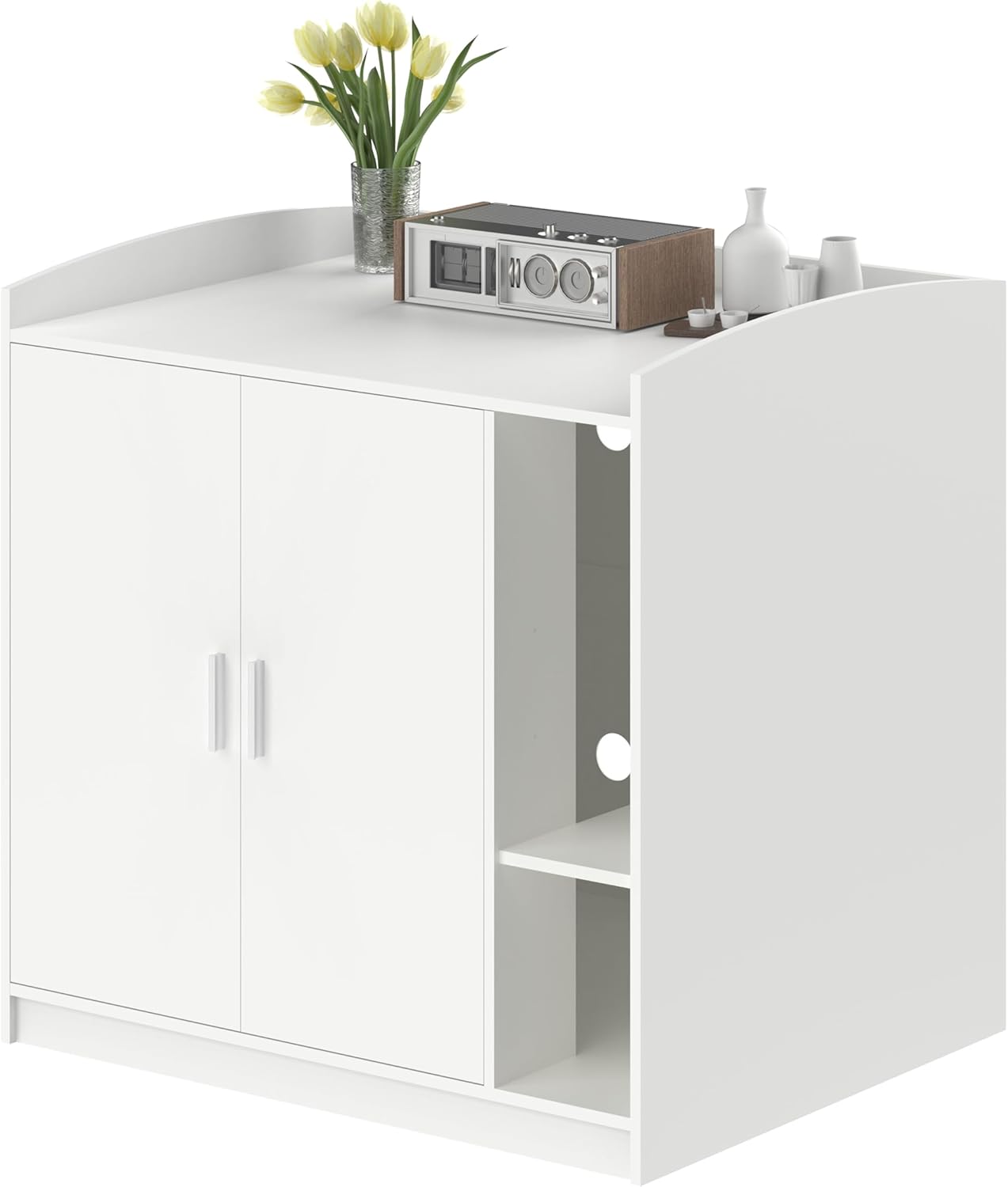 Extra Large Cat Litter Box Enclosure for Self-Cleaning Litter Robots