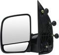 Scitoo Towing Mirrors fit 02-08 Ford E-Series Van - Manual Foldable