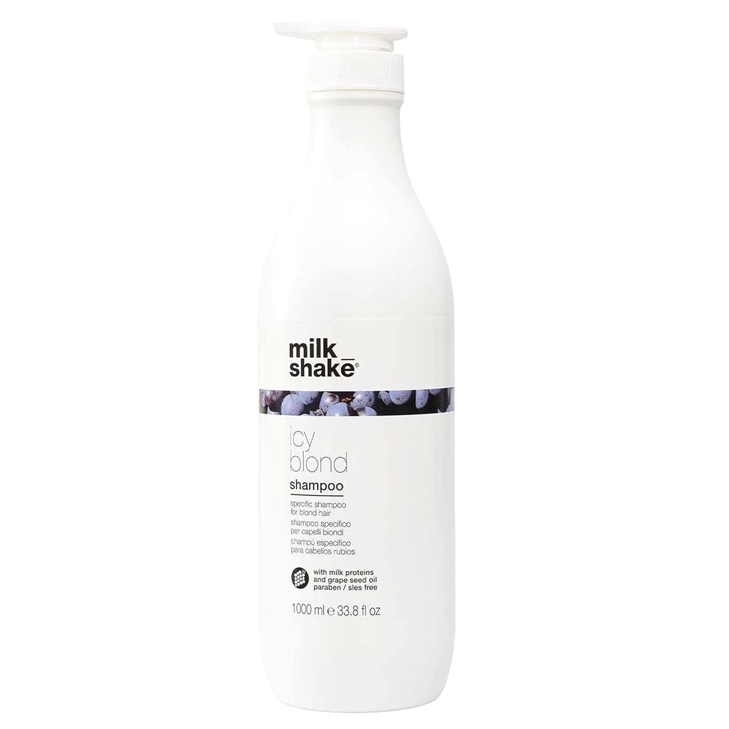 milk_shake icy blond shampoo for cool brassy tones and shine