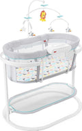Fisher-Price Baby Bedside Sleeper Soothing Motions Bassinet - Calm