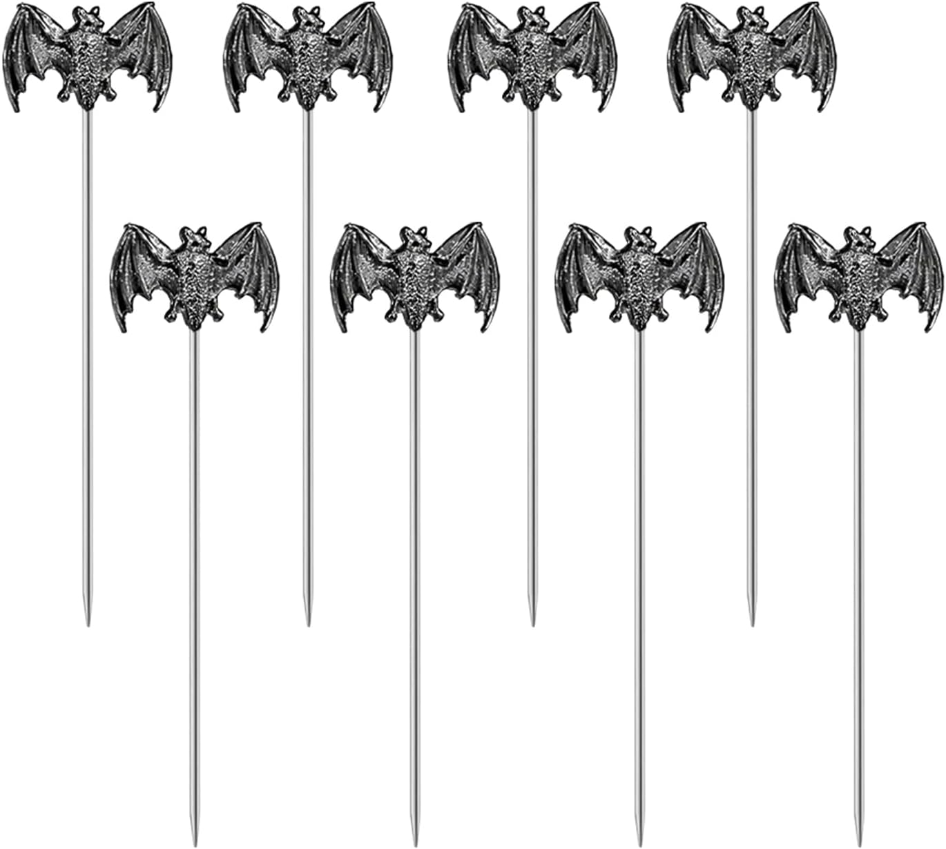 Stainless Steel Cocktail Picks Set (Black) - RFORPLY