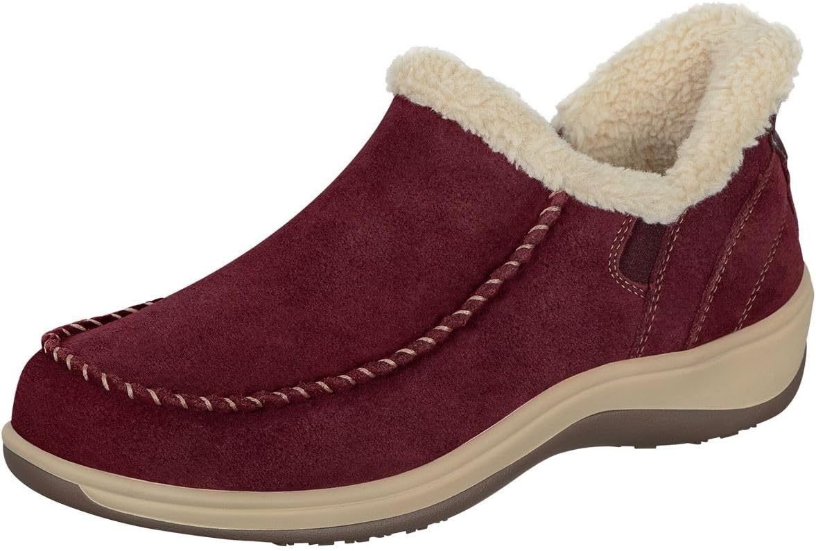 Orthofeet Women's Orthopedic Leather Lorin Hands-Free Slipper Review