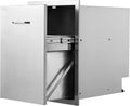 Pull Out Trash Drawer 17.7x22.8 in Raised Style - Outdoor Kitchen