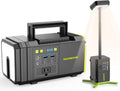 MARBERO Portable Power Station: 118Wh with Telescopic Camping Lights