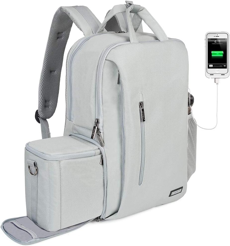 CADeN Camera Backpack with 15.6 inch Laptop Compartment