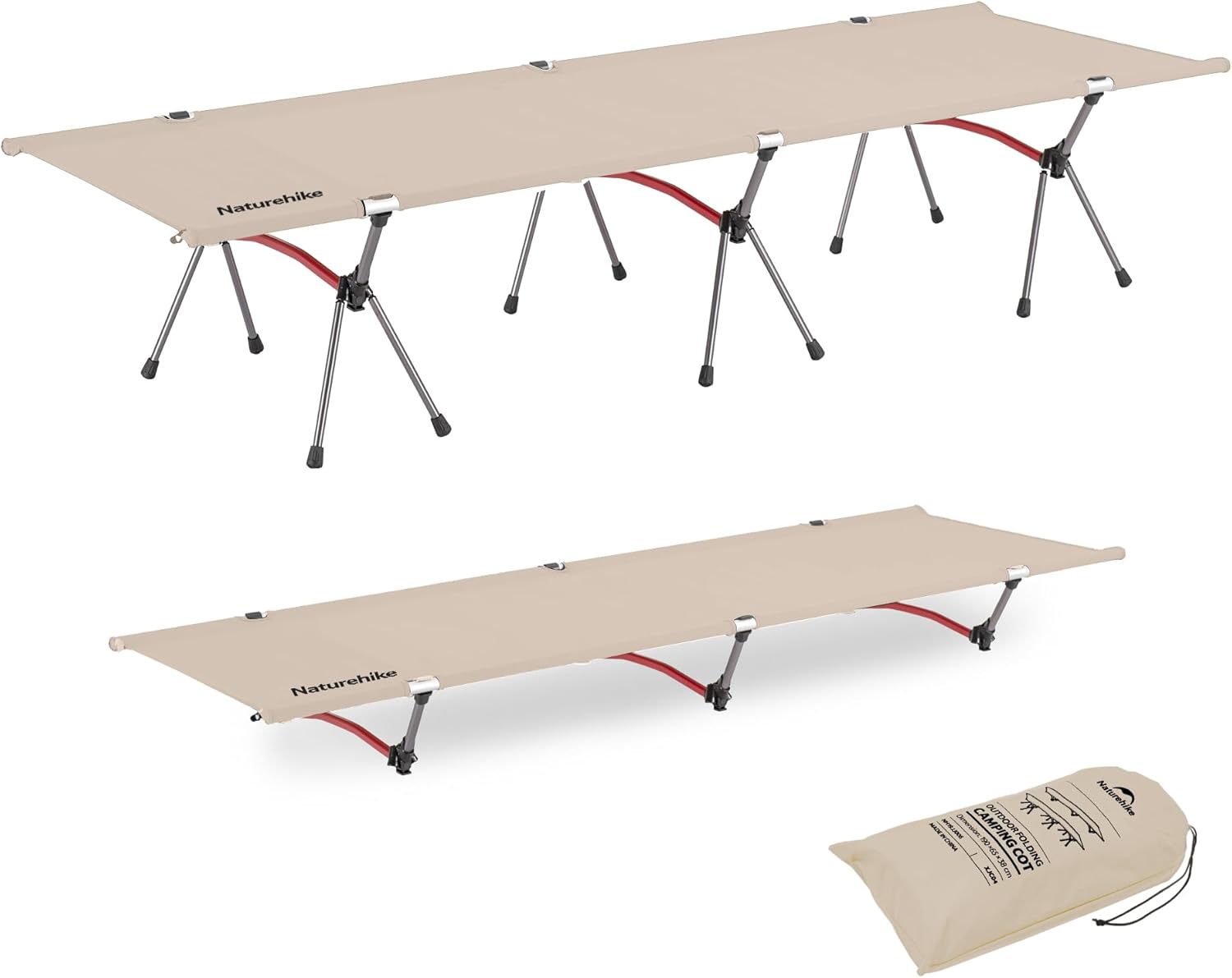 Naturehike ArmyWild Folding Camping Cot for Ultimate Comfort