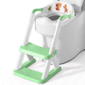 Dark Blue Toddler Toilet Seat with Ladder - Stable Potty Trainer